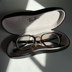Ray Ban Glasses Fram Tortoise Shell Print